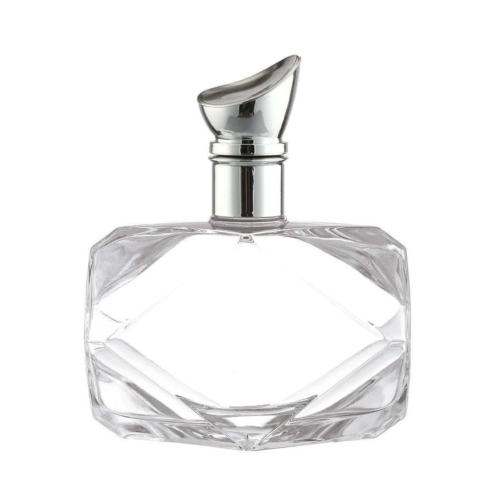 750ml Factory Direct Top Quality Fancy Crystal Square XO/Brandy Tequila Cognac Whisky Vodka Rum Spirits Glass Bottles