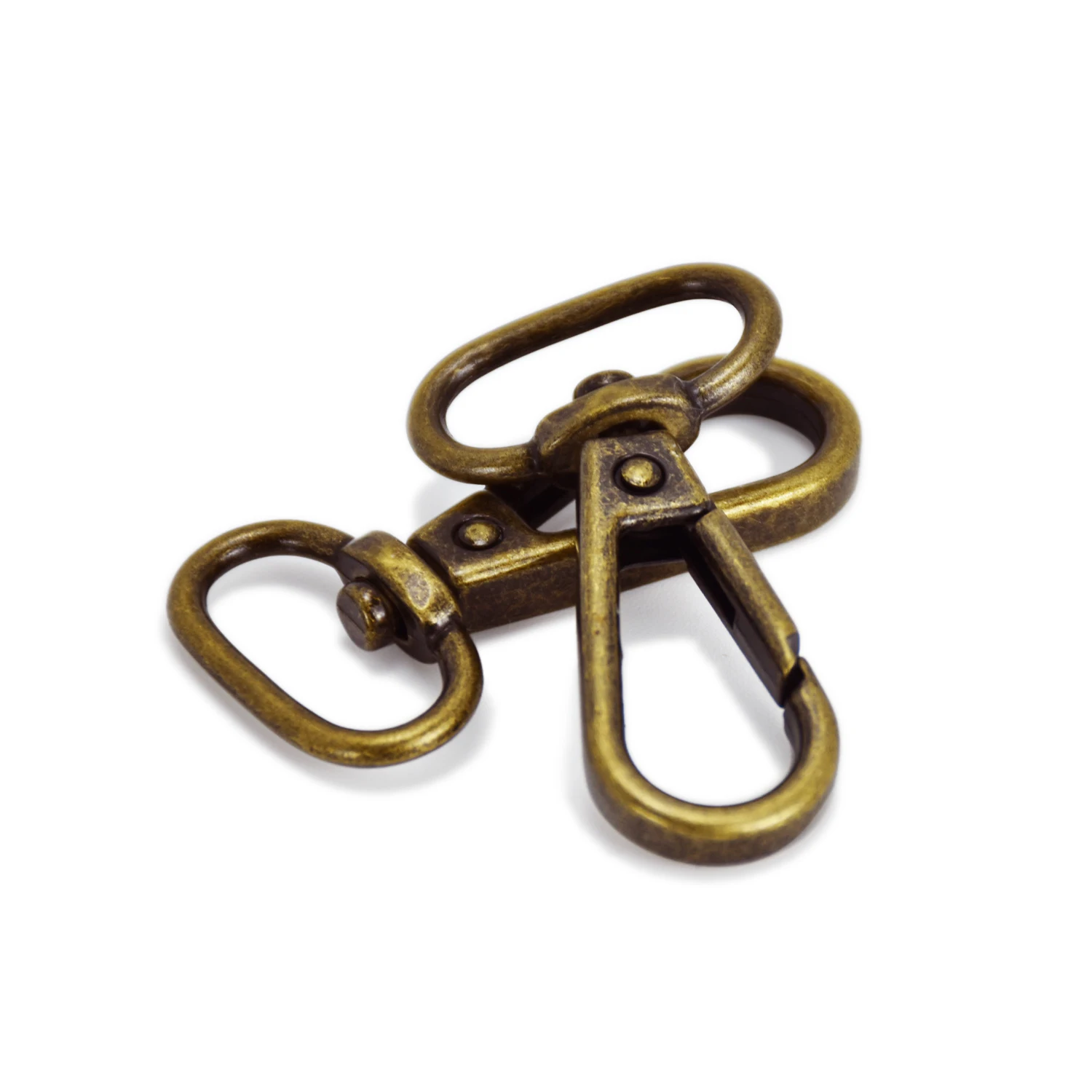 Wholesale Customized Alloy Bags Snap DIY shoulder strap buckle Metal Dog Hook Buckle Bronze Swivel Spring Snap Hook Buckle