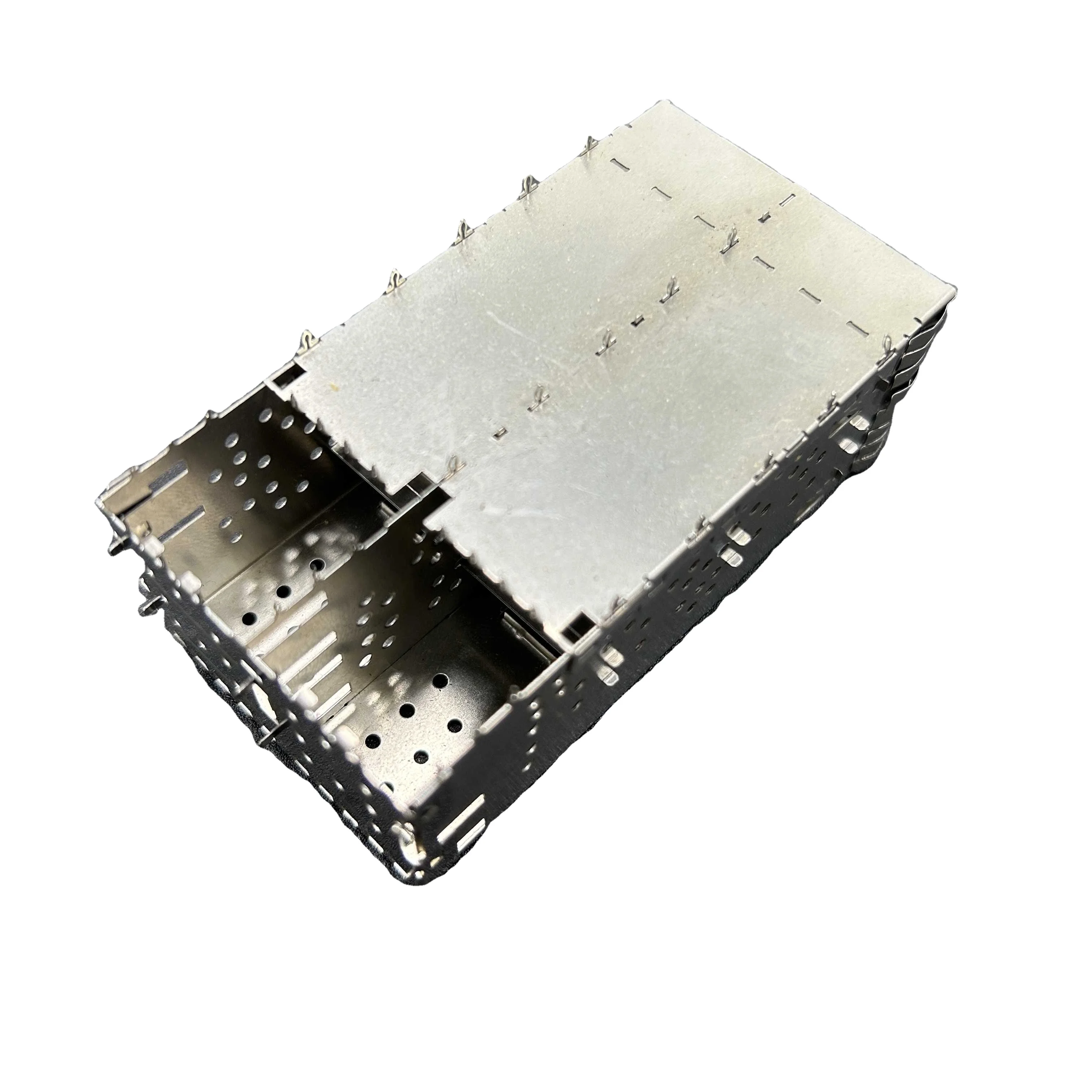 Штамповочная часть разъема щит волоконно-оптическая клетка щит разъем обжимного типа щит