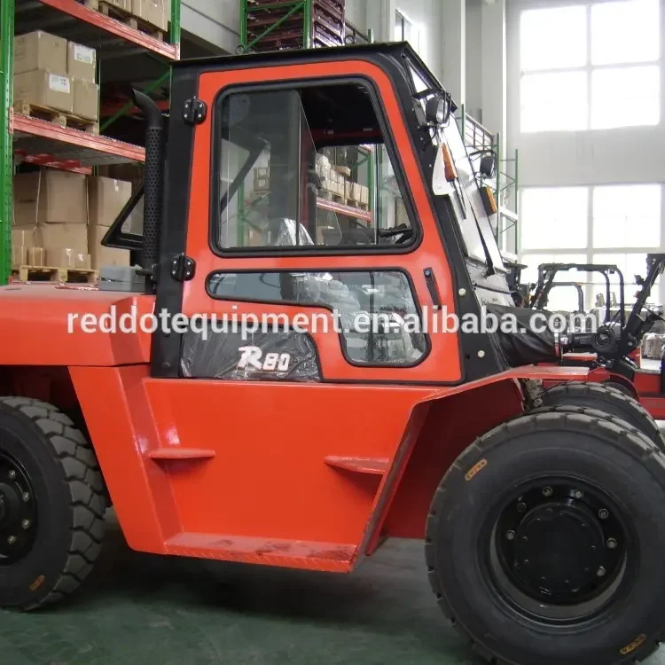 Factory Price 6 Ton Japan Engine 8000mm Lift High 6000kg Diesel Forklift Truck