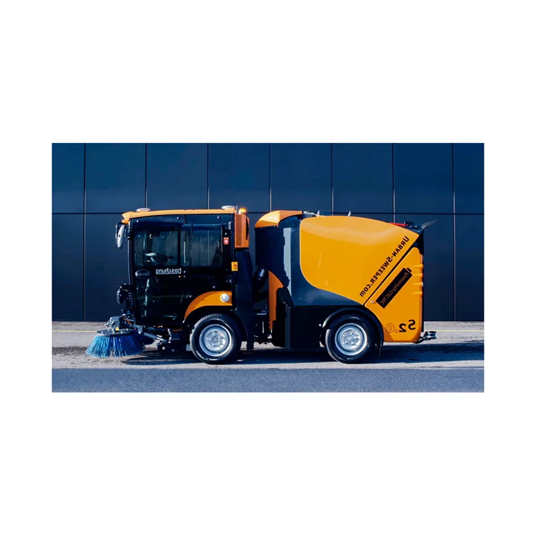 High Quality 72 Inch Powered Automatic Electric Floor Street Machine Trucks Road Washing Sweeper Truck