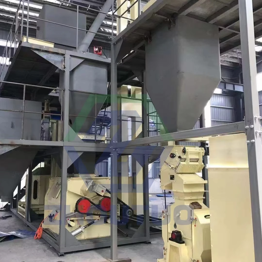 Небольшие инвестиции для увеличения больших производственных мощностей используемых комбикормового завода птицеводства/крупного рогатого скота/свинофермы 5 тонн/ч