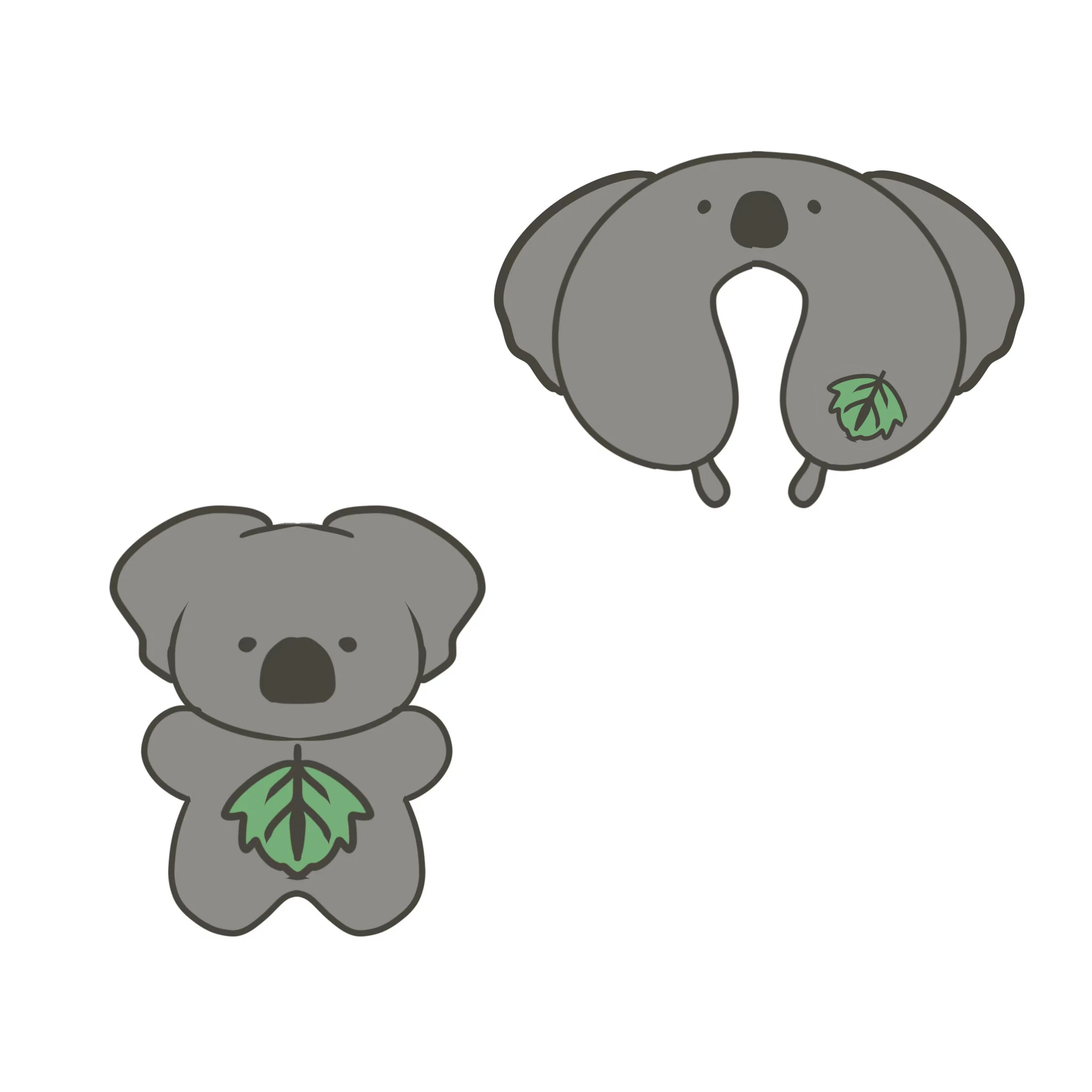 Custom animal print throw pillow Design Factory OEM cat U-Shaped neck pillow soft nap pillow For Airplane Car