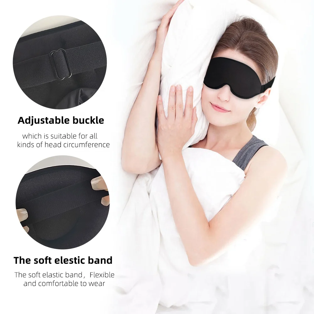 100% Blackout Sleep eyemasks for Women Men Zero Eye Pressure Eye Mask for Sleeping for Travel or Blindfold