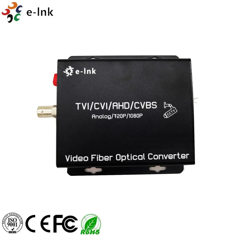  1ch 1080P HDTVI волоконно-оптические Передатчики