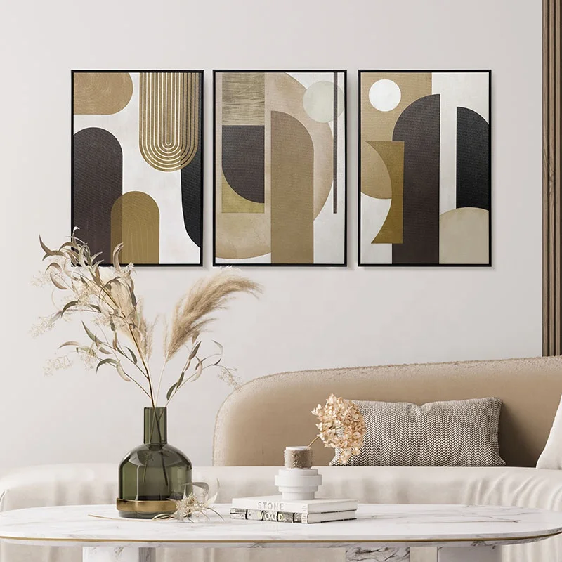 EAGLEGIFTS 3 Panels Modern Wall Art Decor Canvas Arte Abstracto Para Pared Quadros Decorativos Para Sala Framed Gallery Wall ets