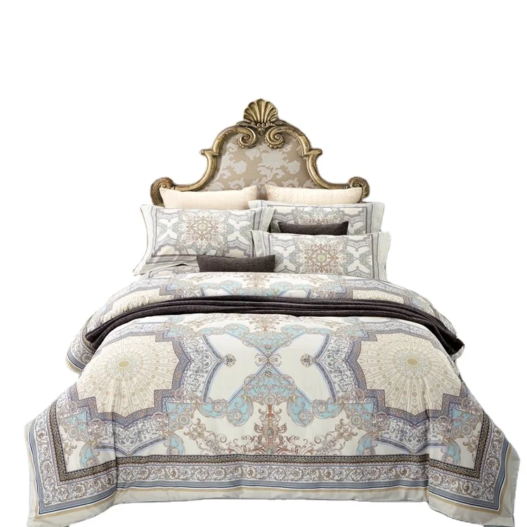 
Luxury Supima Cotton Exquisite European Complete Pattern King Size Duvet Cover Set Double King California King Optional 