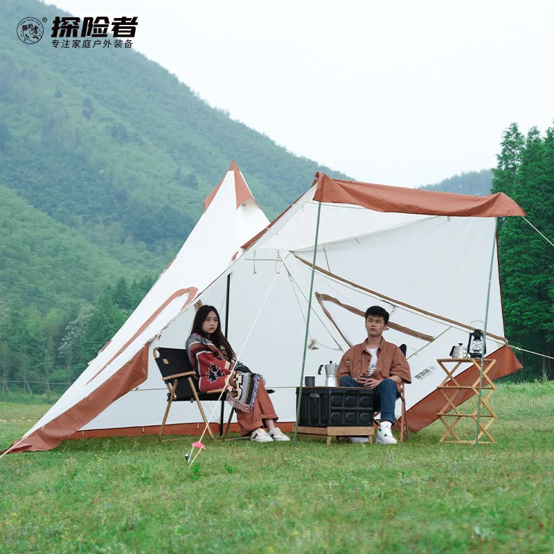4 6 Person Big Large Wholesale Outdoor Luxury Adult Family Indian Teepee Tipi Camping Tent for Sale