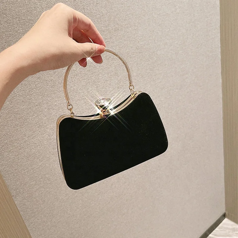 China Factory Evening Cluth Bag Diamond Wedding Party Bag Luxury Handbags For Women