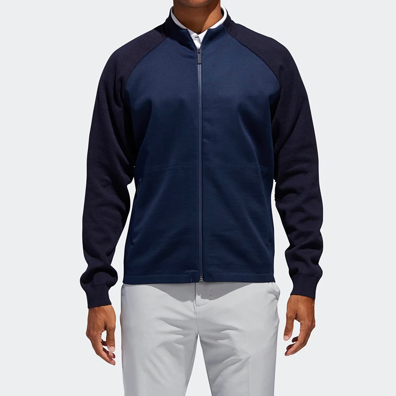 2021 Latest Autumn Men Casual Sport Contrast Color Raglan Sleeve Full Zip Jacket