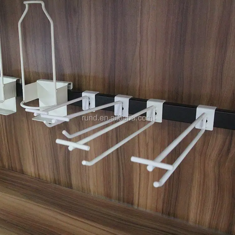 grocery Must-haves equipment  square tube hook Chrome Plating 200 mm Electroplate/Spray Plastic hook