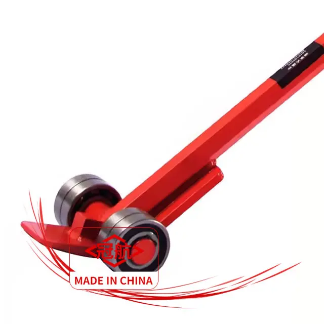 5 ton double bearing lifting crowbar / hexagonal steel lifting for moving cargo roller pinch bar