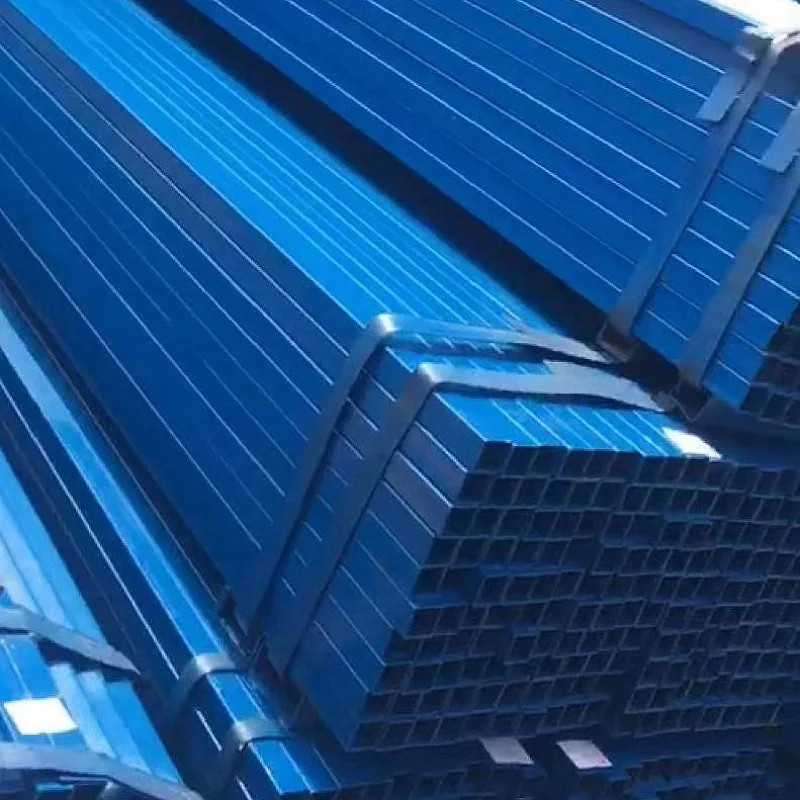 AXTD tubes tubular profile 50x100x5mm zinc coating pipes light weight galvanized steel pipe