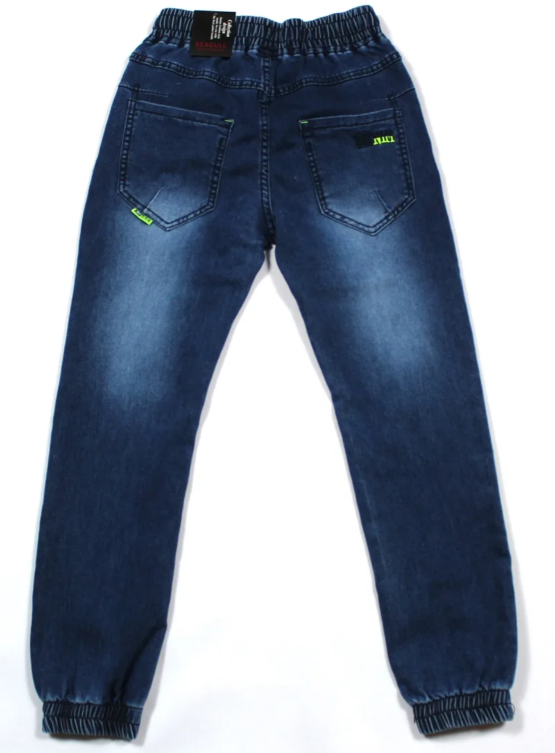 
S&G New Fashion Custom Children Boys Jeans Teen Kids Denim Trousers Student High Waist Stretch Casual Pants Breathable Clothing 