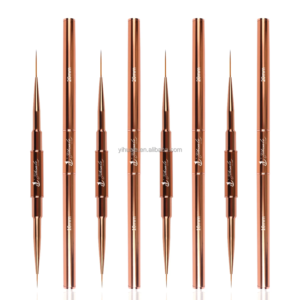 2021, 3D кисти для дизайна ногтей, кисть для лайнера, двухсторонние кисти для лайнера