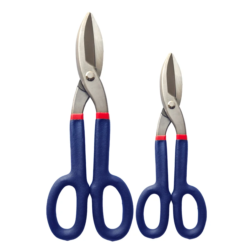 Professional cutting carbon steel American blacksmith scissors iron sheet sharp tin snip cutting scissors