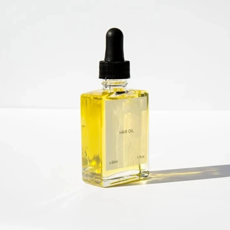 Private brand natural organic custom hair care liquid hair oil