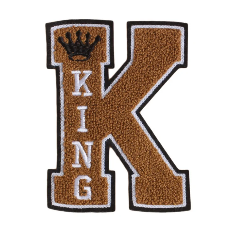 
High quality custom chenille embroidered patches towel patches wholesale with low MOQ 