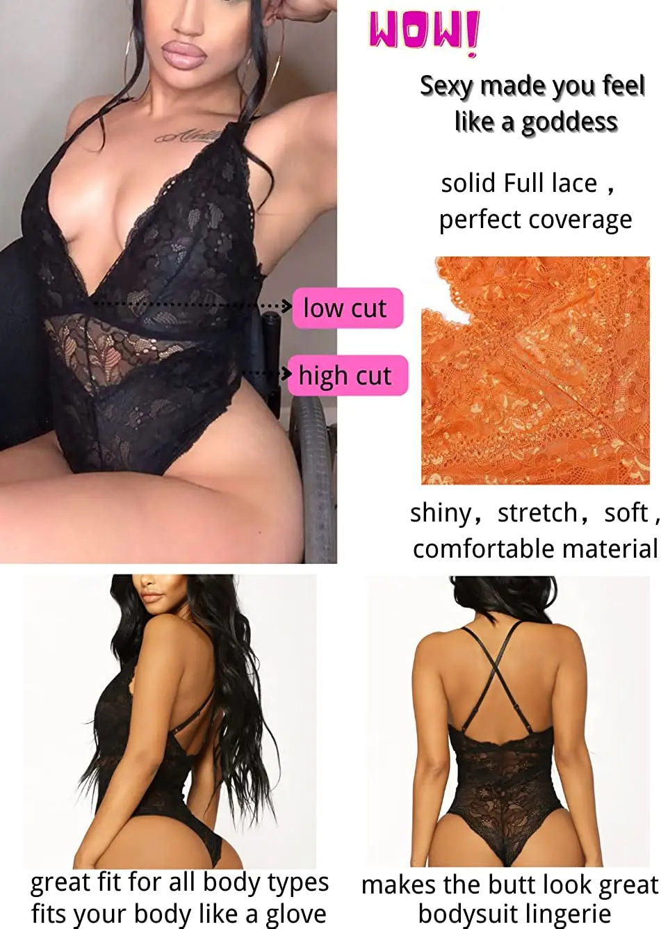 Sexy Erotic Lingerie Front Closure Babydoll Nightdress Thong Set Attractive Sleepwear Night Dress Robe sexy lingerie for women