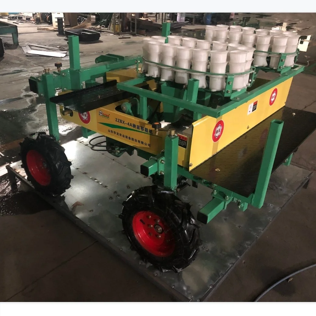 goods in stock three rows  double row chilli baby Chinese cabbage broccoli seedlings transplanting machine seedling transplanter