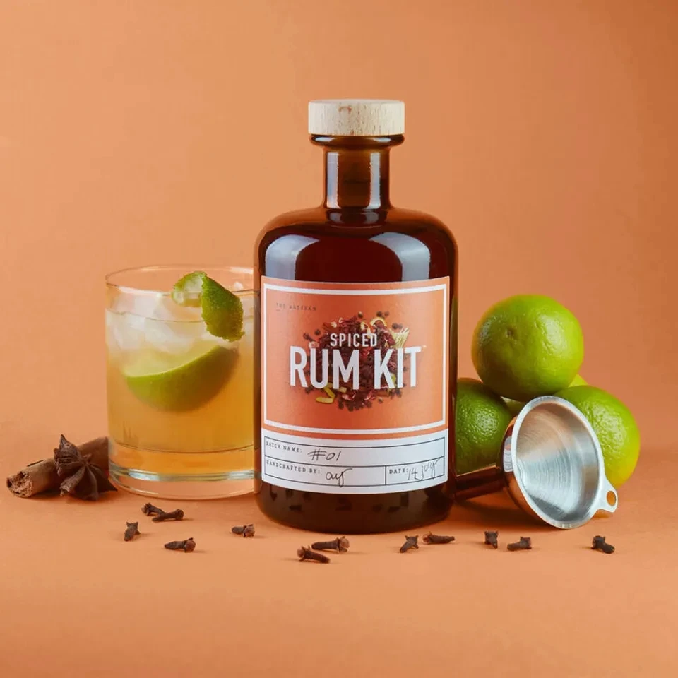 DIY Gift Kits Make Do Your Own Rum Gin whiskey whisky Kit Botanical Spices Bottle Infusion Spirit Do your Gin
