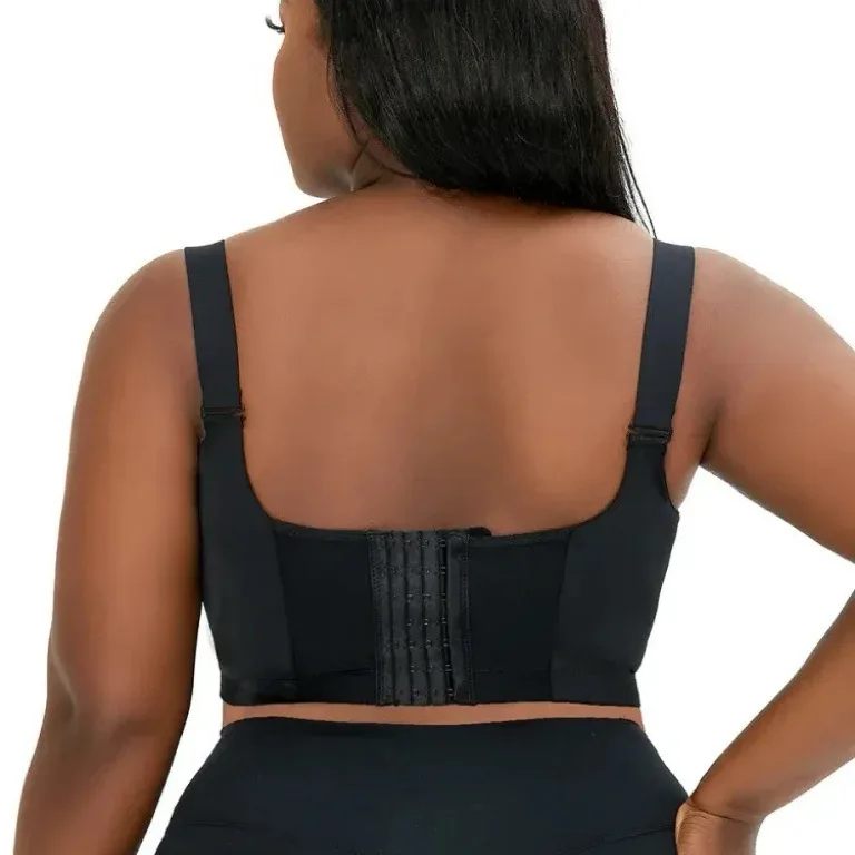 Adjustable New Push-Up Bra Body Shapewear Solid Hides Back Fat Plus Size Bras