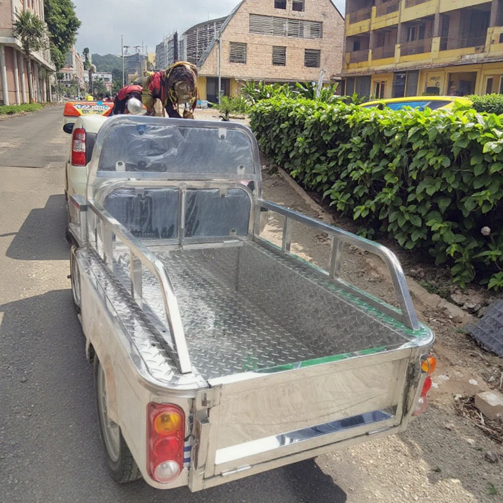 Quality 800W/1000W Strong Power Electric Tricycle with Open Body 60V 3-Wheel Rickshaw for Passenger and Cargo Carry
