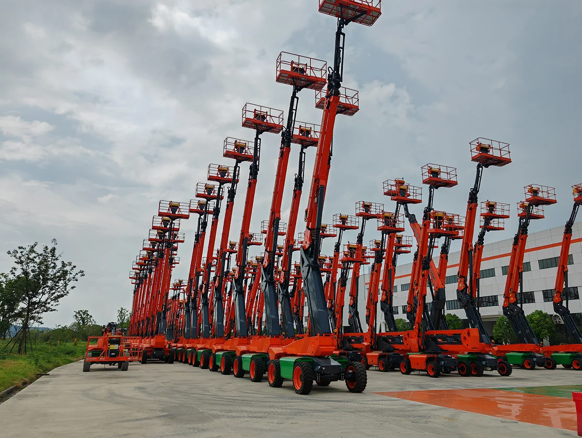 China Best Brand BT44RT Aerial Work Platform 44m Lifting Height Construction Access With German Engine