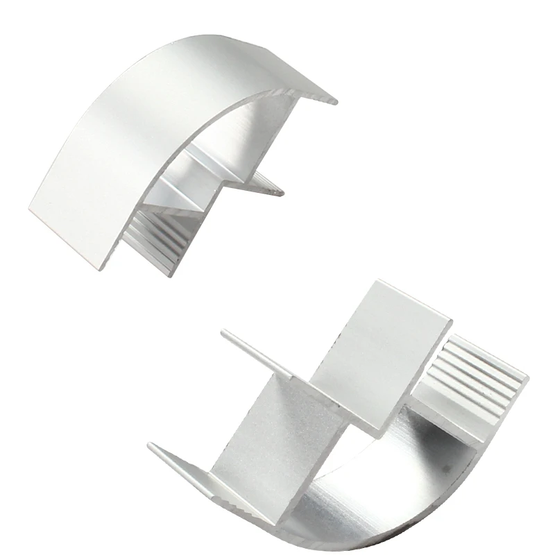 HEYRV- Cabinet Fillet Profile17.5 Groove Double Opening Tank Toilet Profile Aluminum Border Aluminum Section Profile