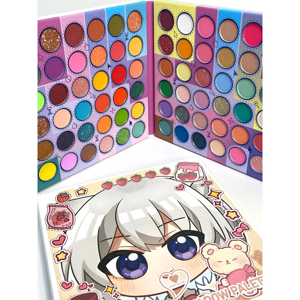 Wholesale 72 Colors High Pigments Waterproof Long Lasting Matte Shimmer Eyes Makeup Beauty Girl  Eyeshadow Palette