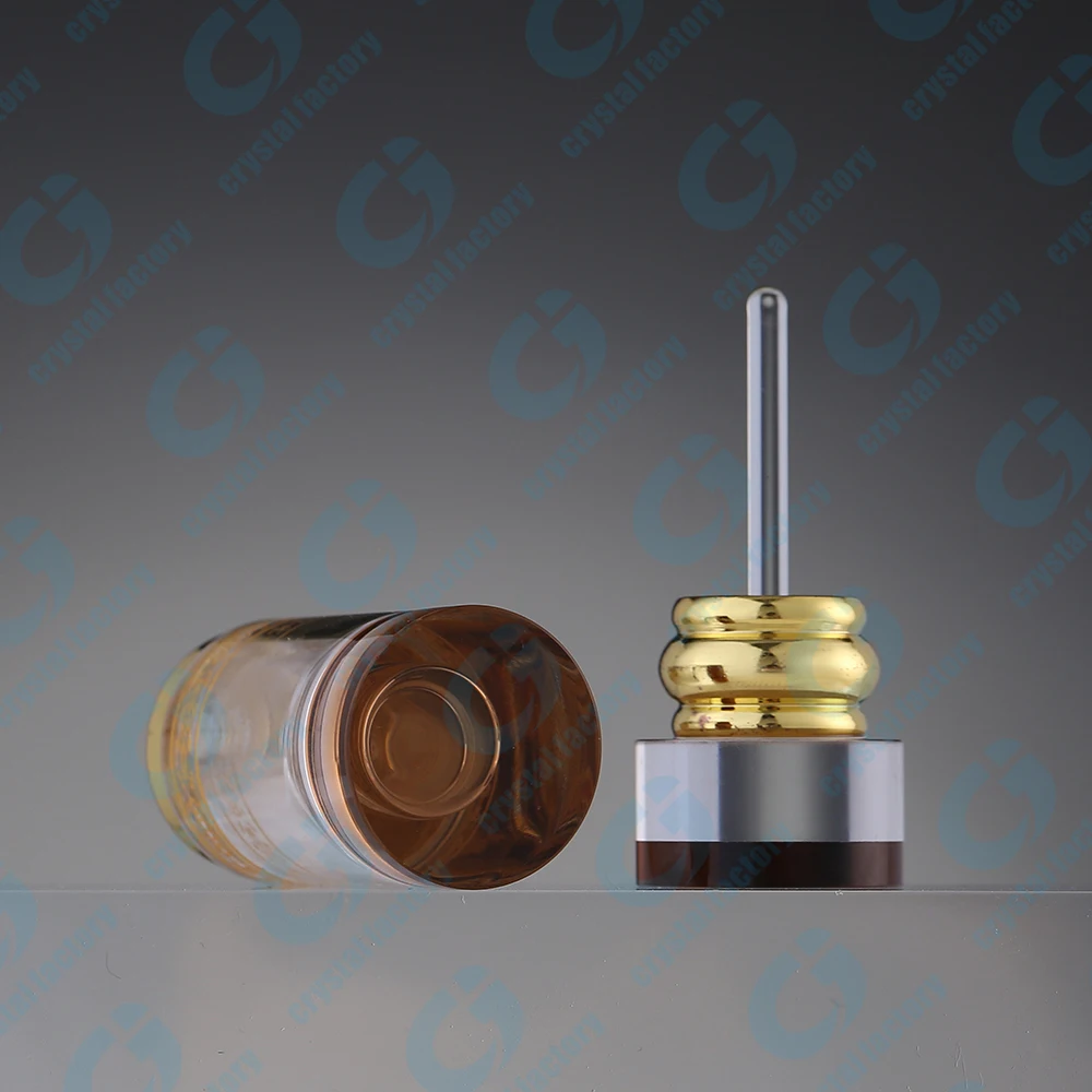 CJ-3ML 6ML Empty Arabic Tola Decorative Fancy Dubai Attar Crystal Perfume Essential Oil Bottles