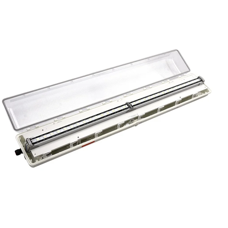 IECEX And ATEX Certified Full Plastic Explosion Proof Emergency LED Linear Light Fittings