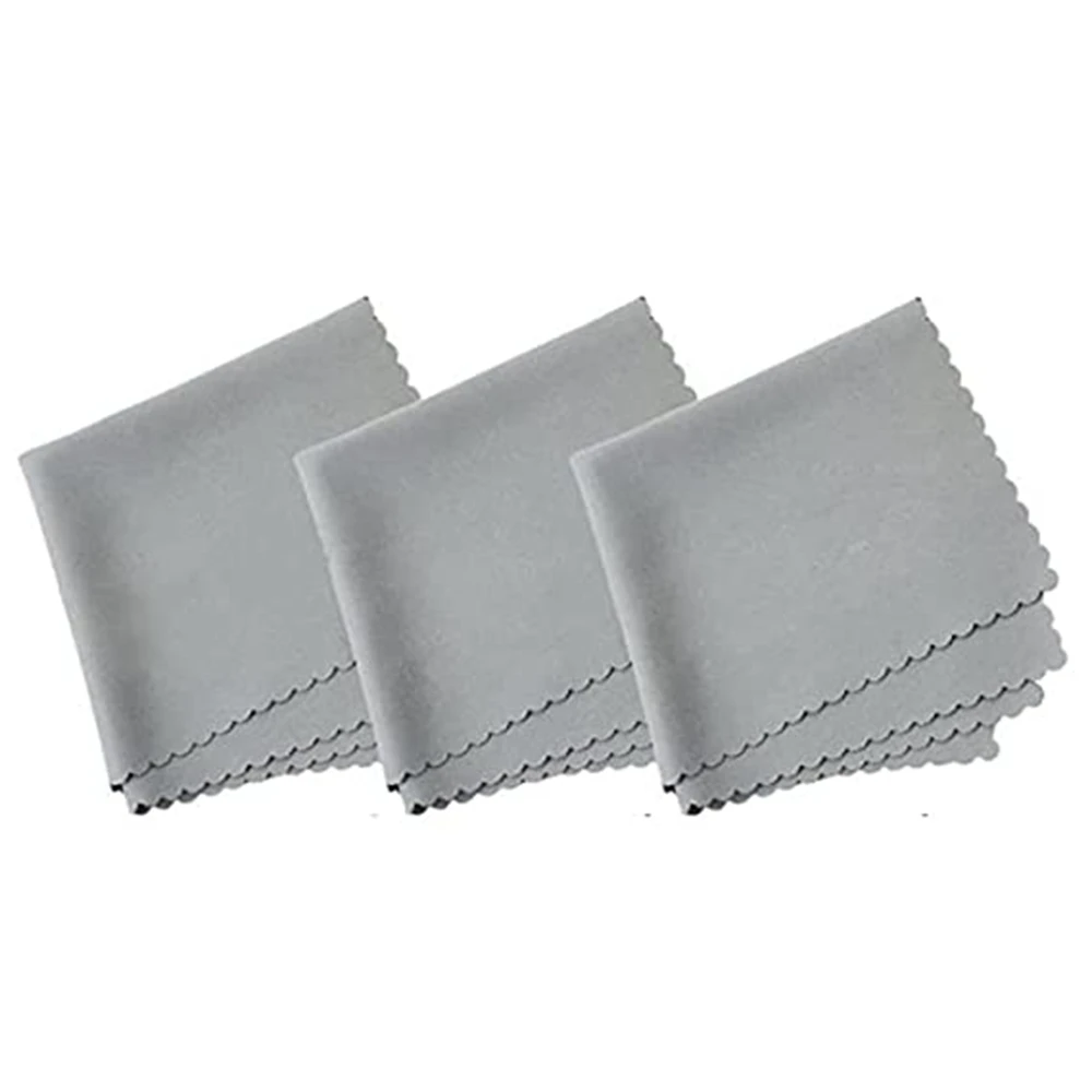 Logo printed microfiber glasses cleaning cloth