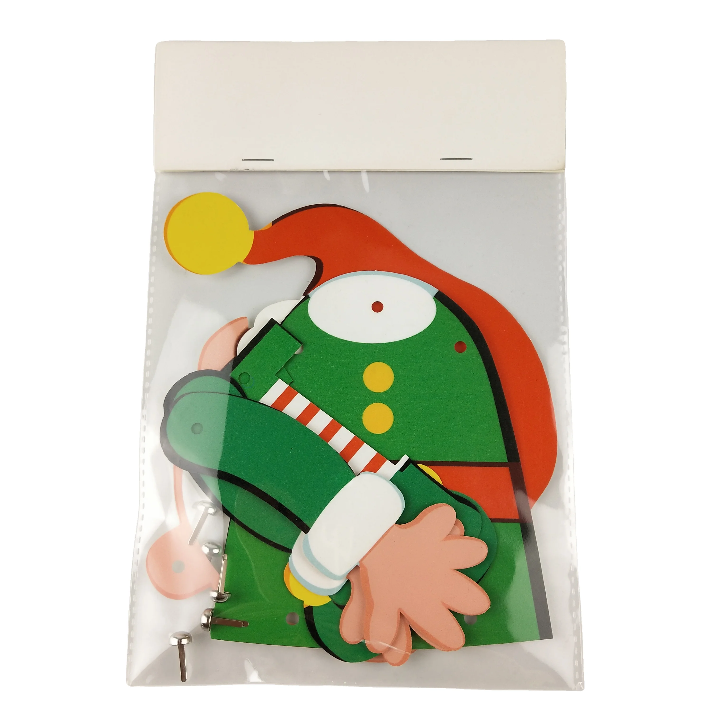 Customized Christmas elf paper wholesale paper elf toy girl boy Paper Hanging Pendant