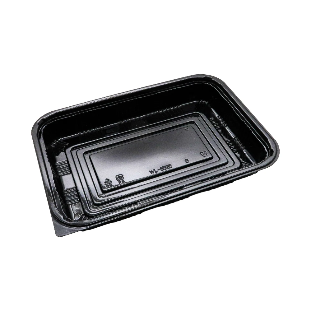 Disposable Pp Plastic Food Packaging Containers Eco Takeout Traditional Bento Box for Restaurant