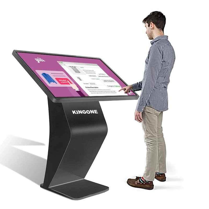 32 43 55 65 Inch Digital Signage and Display Interactive Kiosk Touch Screen Panel Capacitive Infrared Touchscreen Monitor