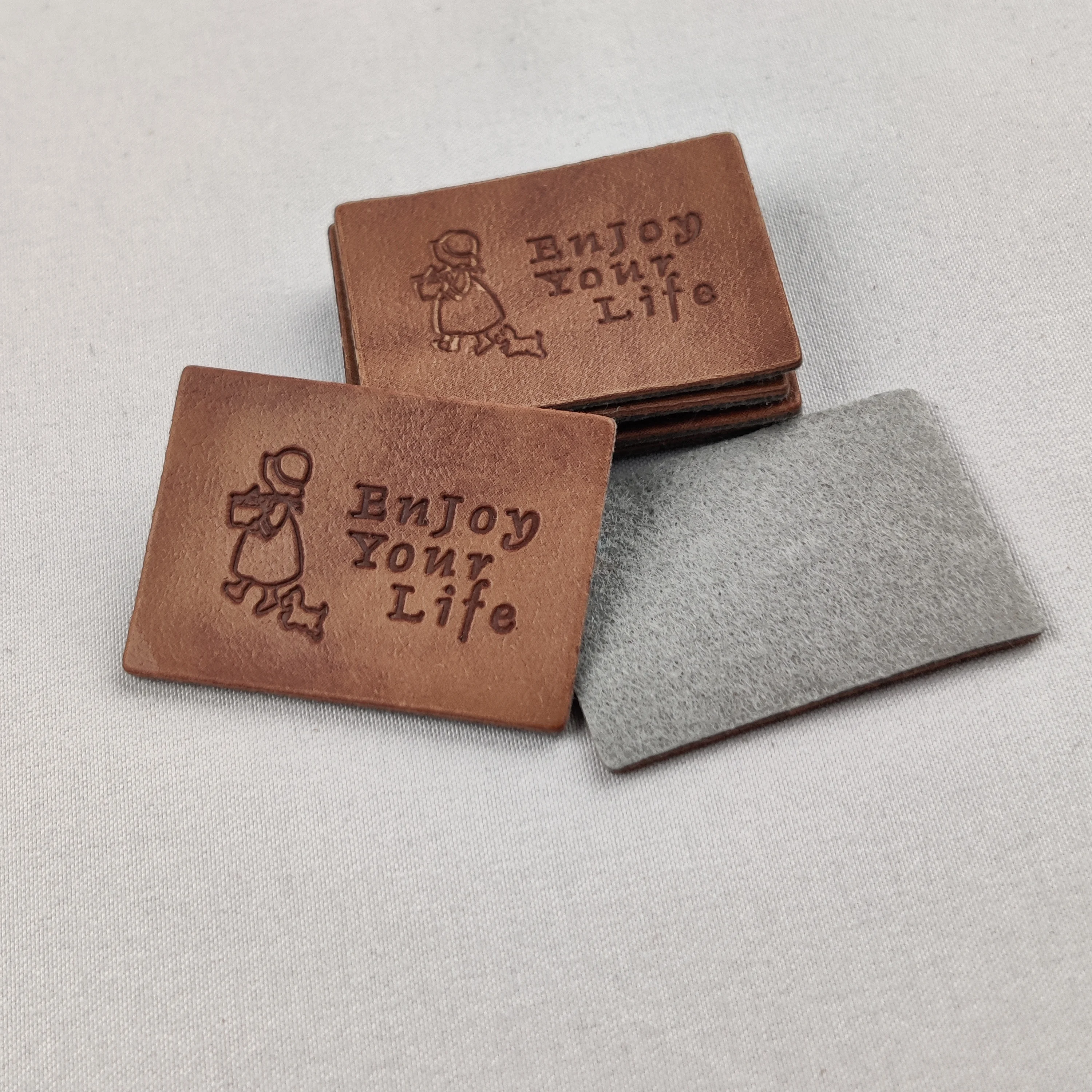 Personal Logo Custom Size Various Garment Hat Leather Labels, Customize Leather Color Shoes Clothes Leather Patch For hat