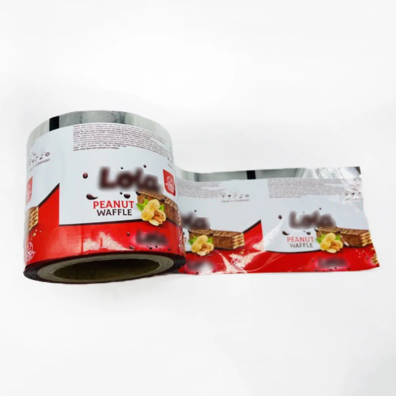 Custom Print Chocolate Popsicle Wrappers Ice Pop Sachet Plastic Bag Food Grade Roll Film for Ice Lolly Roll Film Paper