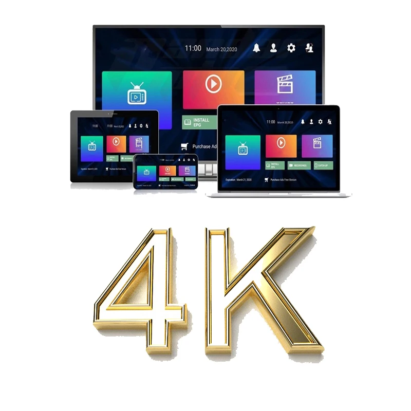 Мини 4кхд DVD ТВ декодер IPTV бесплатный тест Smart PRO Лидер продаж в Европе Франция Германия Австрия