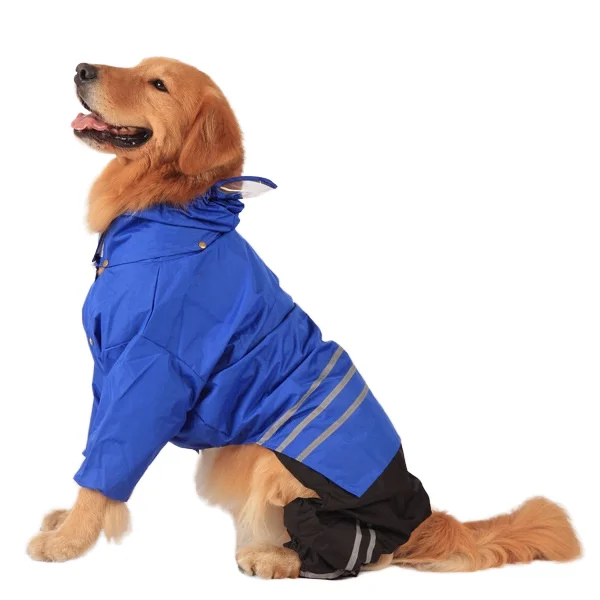 Big Sale Waterproof Raincoat for Medium and Large Dogs for Winter for Golden Retrievers and Samoyeds Wholesale Pet Products