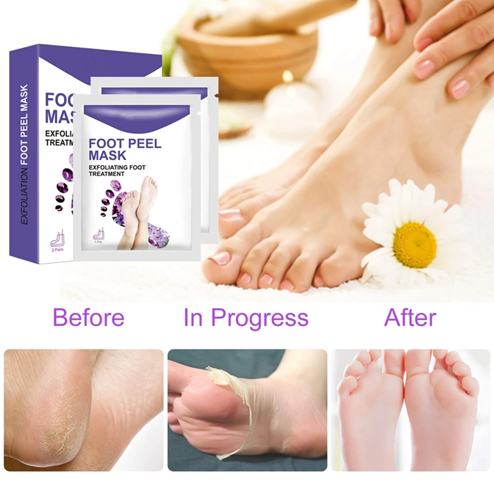 Private Label Exfloating Foot Mask For Skin Peeling Off Calluses And Dead Skin