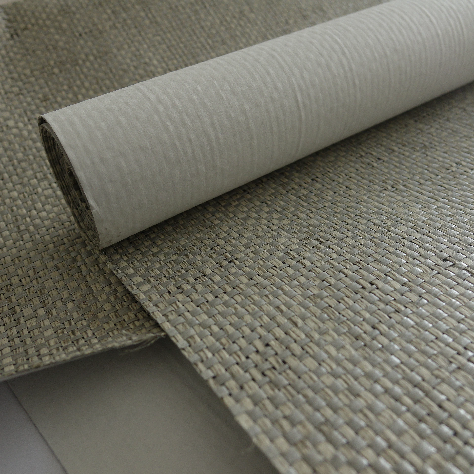 Zhenling decorative wall panels natural material paperweave wallpaper for interior design home decor