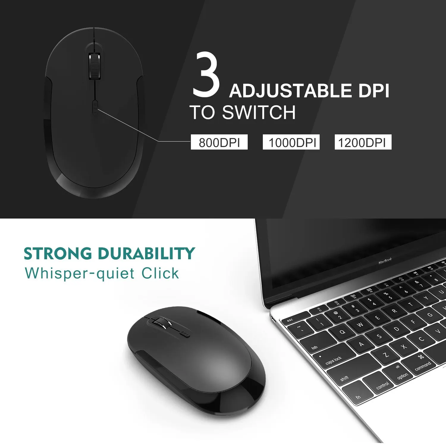 Jelly Comb Wireless Keyboard and Mouse Combo 2.4G Slim Compact Quiet Small Keyboard and Mouse for Windows Laptop PC Notebook