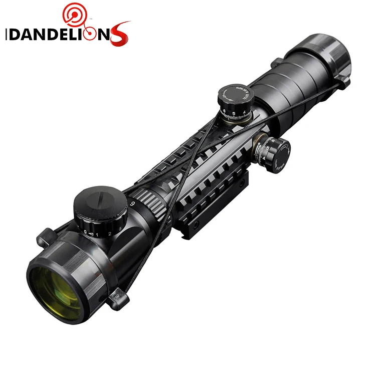 3-9*32 objective lens adjustable hunting rifle scope waterproof shockproof HD optical lens night vision tactical riflescopes