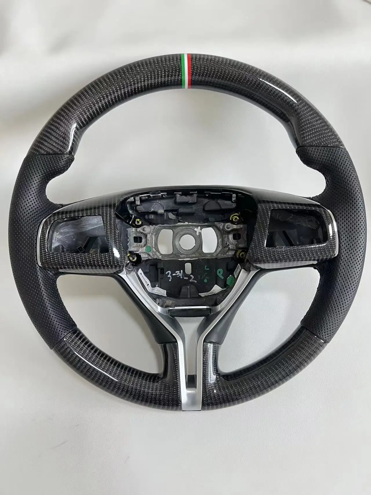 High Quality accessories car carbon fiber steering wheel for supra bmw e46 tesla yoke mercedes-benz jeep wrangler jl mk7 golf