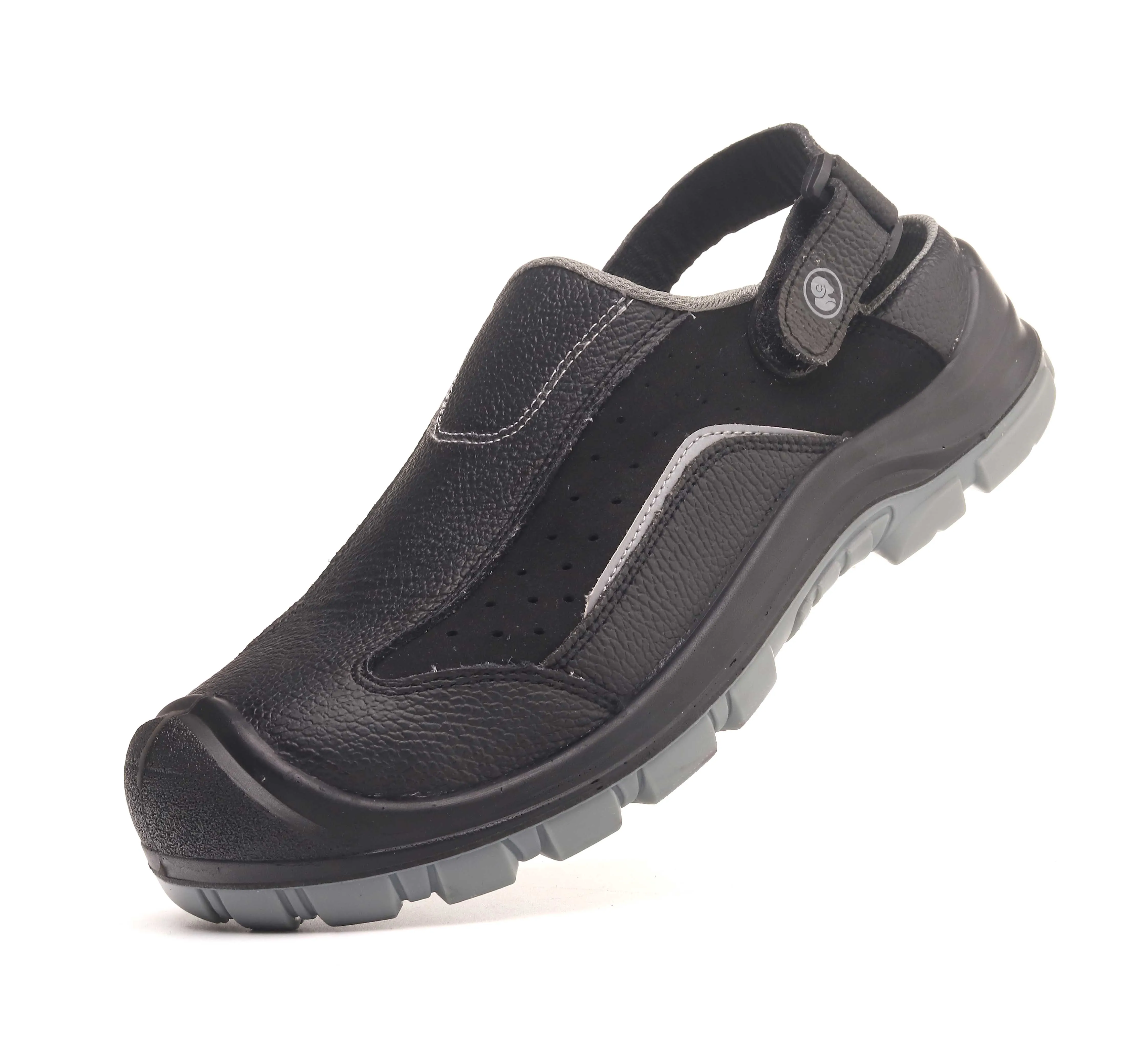 JIANKUN Hot Selling Unisex classic leather Steel Toe water shoes Safety Work Boots Steel Toe Cap Industrial summer