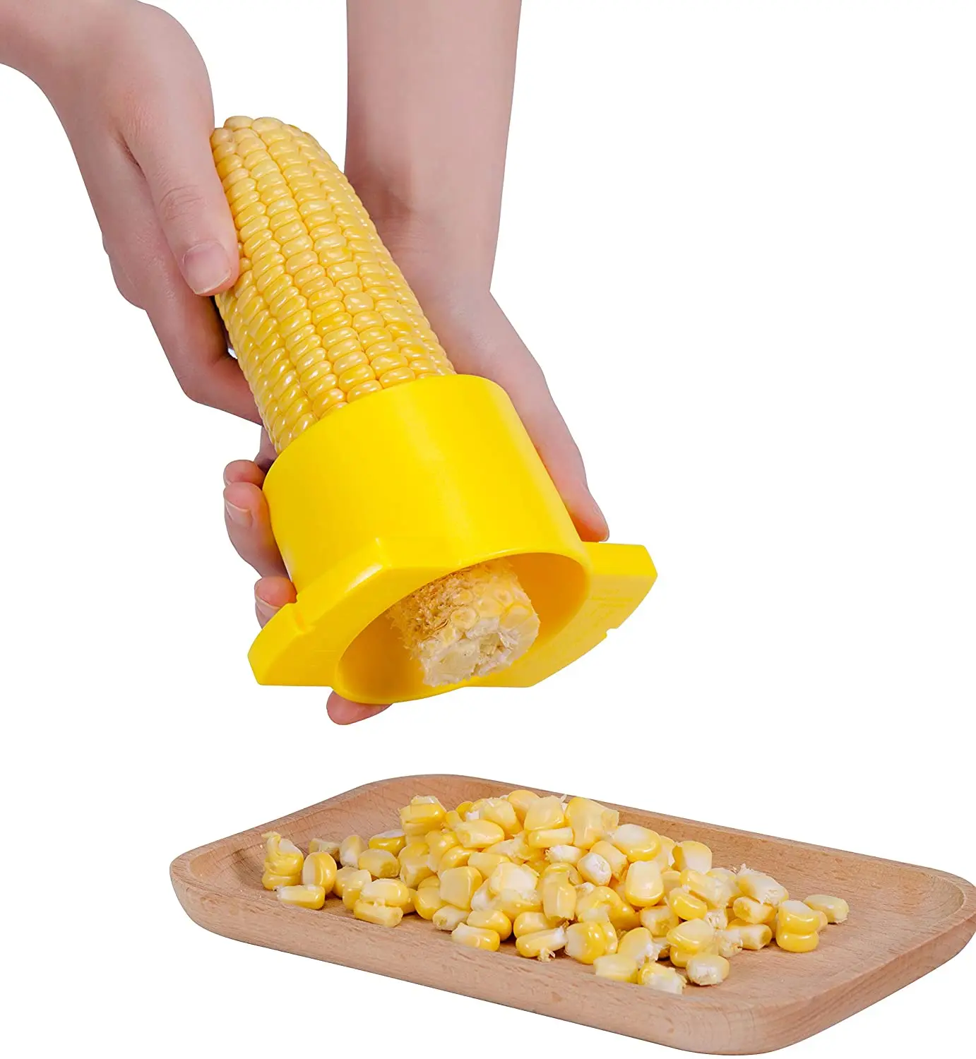 Stainless Steel Corn Stripper Creative  Simple Corn Peeler Versatile Corn Seperate Device Kitchen Tool