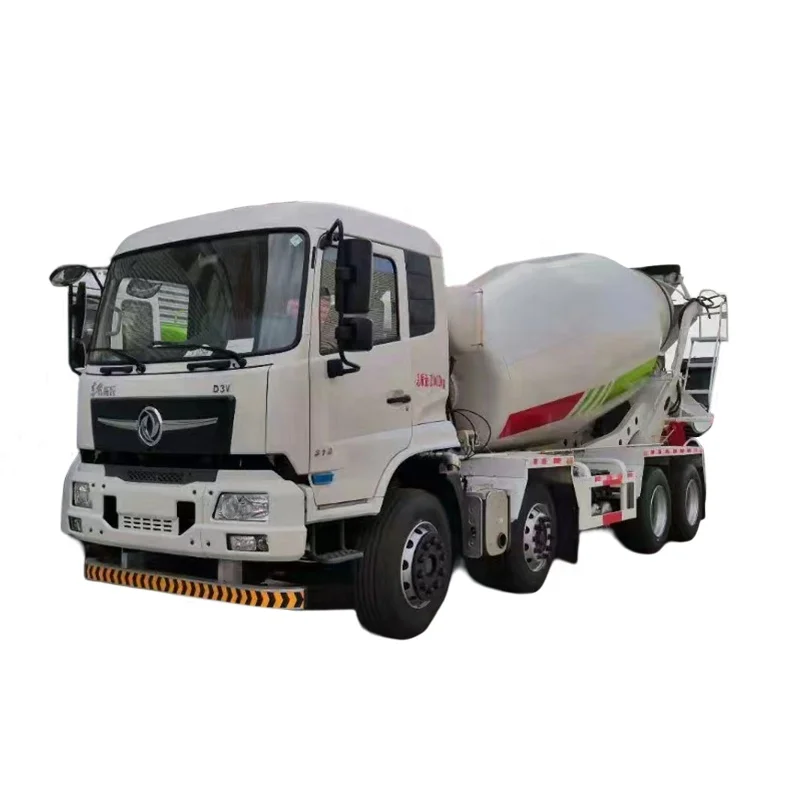 Fast delivery Dongfeng Brand new stock 8x4  12 tyres 12 Cubic 320HP cummins engine cement concrete mixer truck