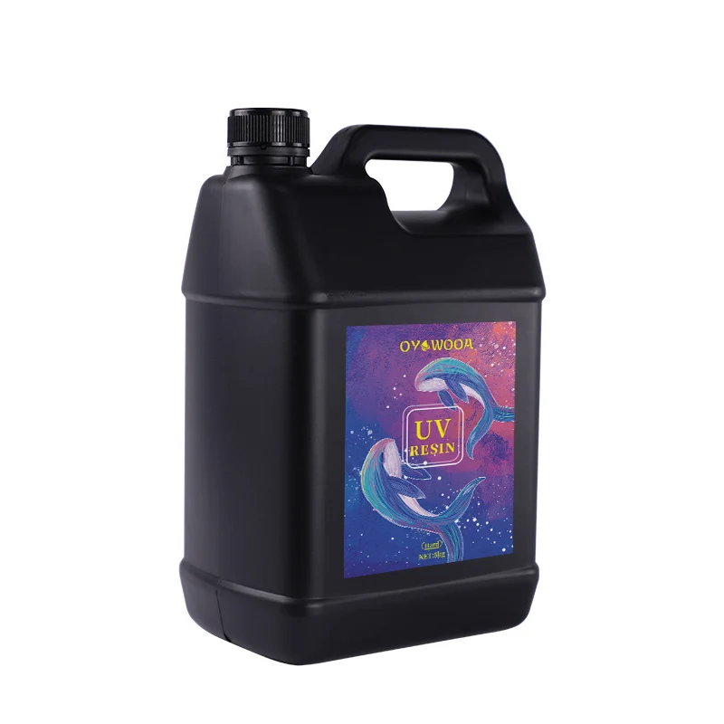 Large pack 5kg Crystal Clear Uv Resin Glue Uv Curing Resin Hard Fast Curing Uv Resin For Make Handmade Jewelry