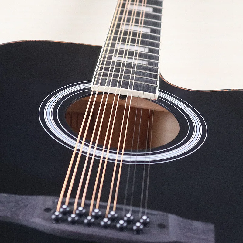 OEM 12 Strings Acoustic Guitar 41 Inch Electric Acoustic Guittar